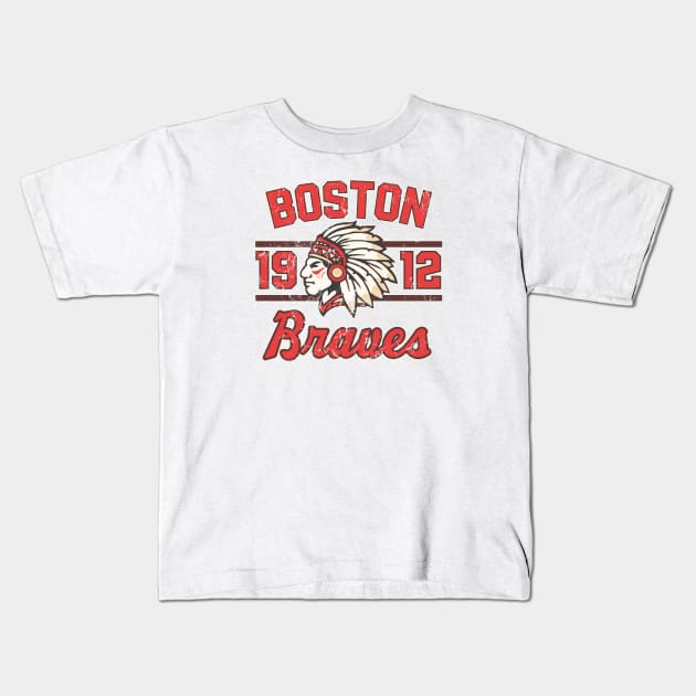 Boston Braves 1912 Kids T-Shirt by Sultanjatimulyo exe